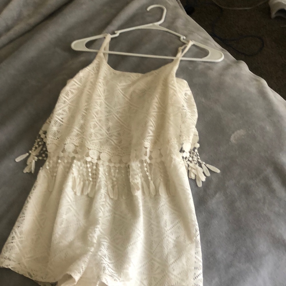 Dressy shorts romper..  like new.  Super cute.